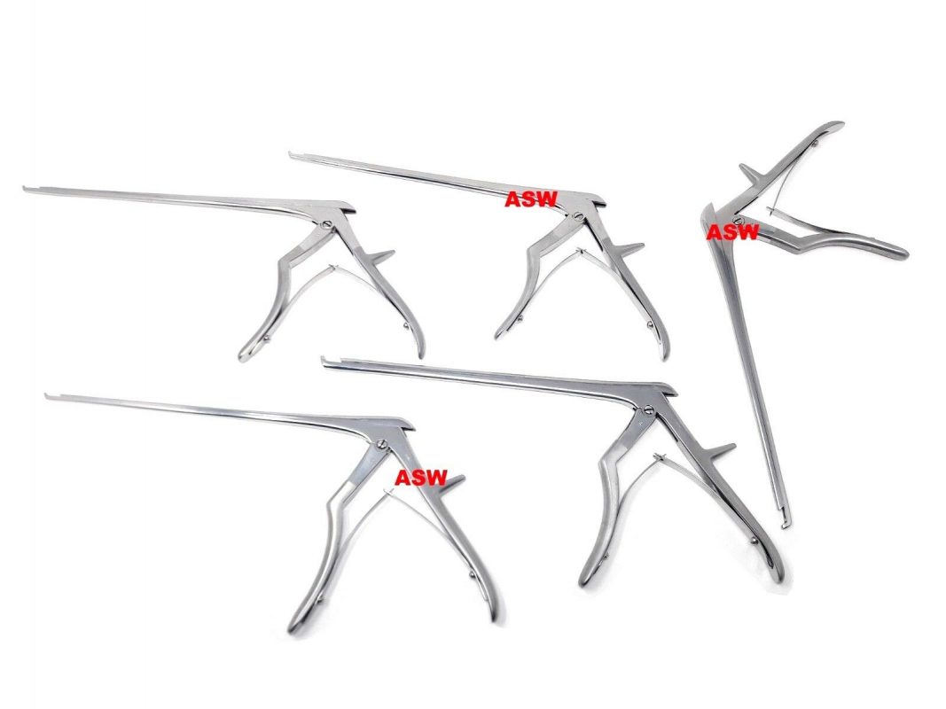 Spinal Kerrison Laminectomy Rongeur 9 inch 1 + 2 + 3 + 4 +5 mm Up 45 ...